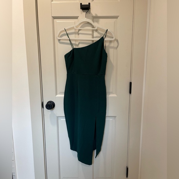 Showpo life-changing, midi, dress, thigh, split body con. - Picture 2 of 5